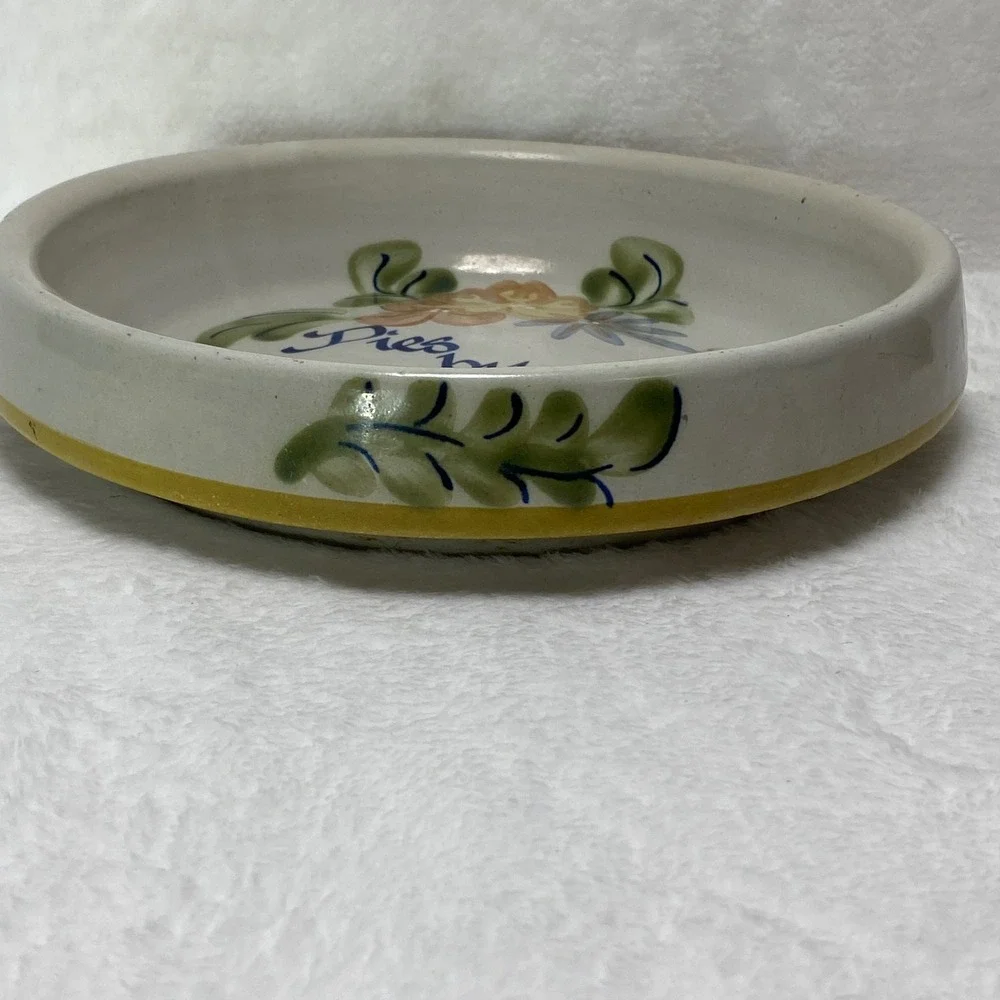 Louisville Stoneware Pies by Dottie Ceramic Pie‎ Plate Hand Painted Farmhouse